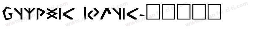 Glyphic Italic字体转换